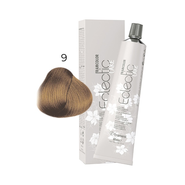 Framesi Крем-краска для волос Framcolor Eclectic Care, 9 светлый блондин натуральный, 60 мл купить - 0