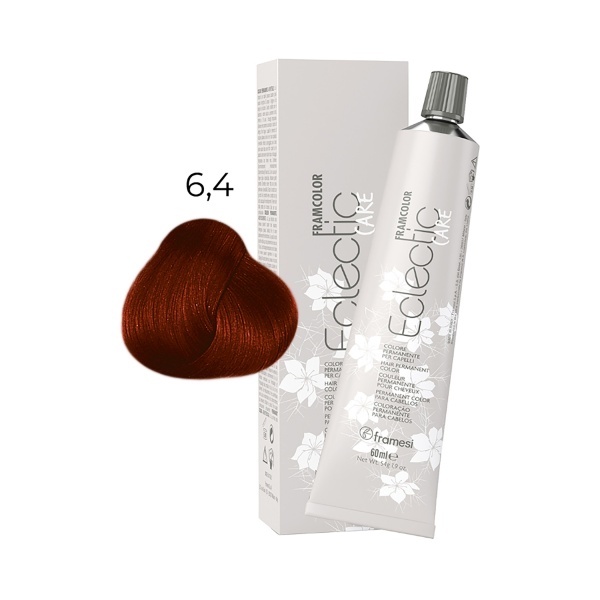 Framesi Крем-краска для волос Framcolor Eclectic Care, 6.4 темный блондин медный, 60 мл купить - 0