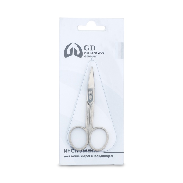 GD Ножницы для ногтей, прямые, никель купить - 0