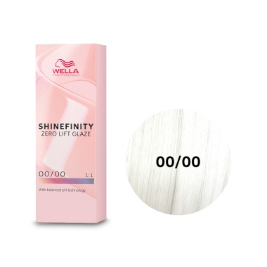 Wella Professionals Гель-крем краска для тонирования и блеска без осветления Shinefinity, 00/00 Прозрачный, 60 мл купить