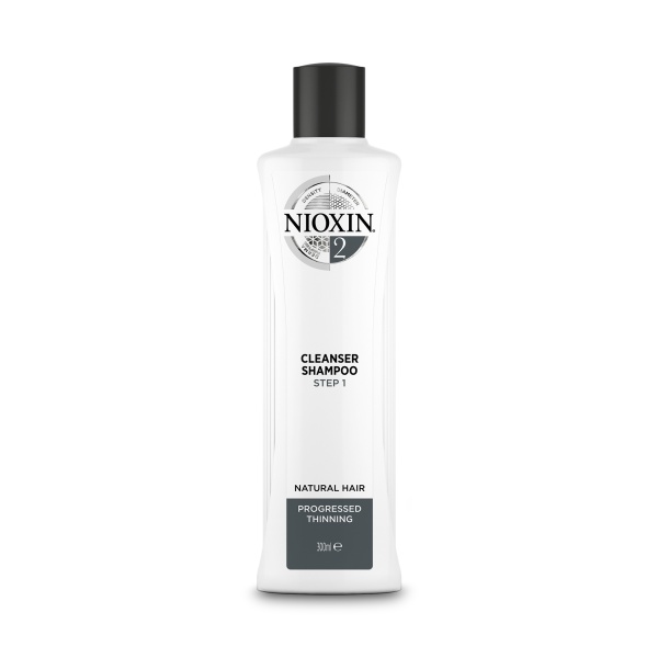 Nioxin Очищающий шампунь для натуральных и истонченных волос Система 2, 300 мл купить - 0