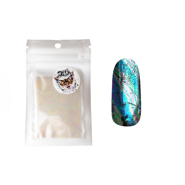 Zoo Nail Art Фольга переводная Северное сияние, №1163, 4x50 см купить - 0