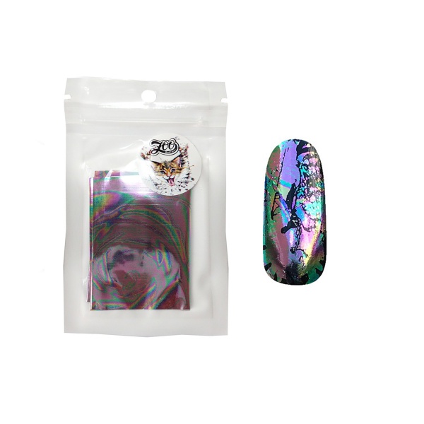 Zoo Nail Art Фольга переводная Северное сияние, №1167, 4x50 см купить - 0