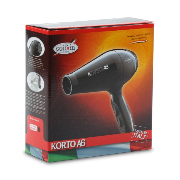 Coifin Фен KTka6R, 2400 Вт, 2 насадки, черный купить - 0