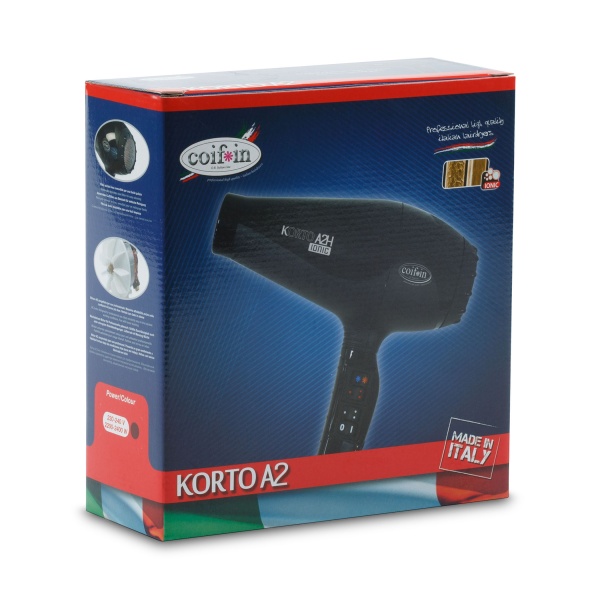 Coifin Фен с ионизацией KTkaaRi, 2400 Вт, 2 насадки, черный купить - 0