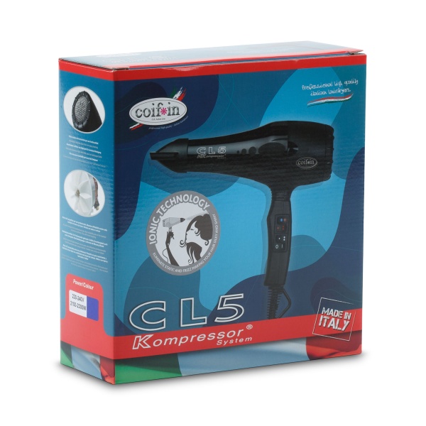 Coifin Фен с ионизацией CLcl5Ri, 2300 Вт, 2 насадки, синий купить - 0