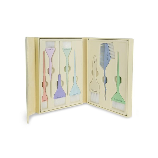Framar Набор кистей в несессере Вечеринка в саду Tea Party Colour Brush Set, 8 шт купить - 0