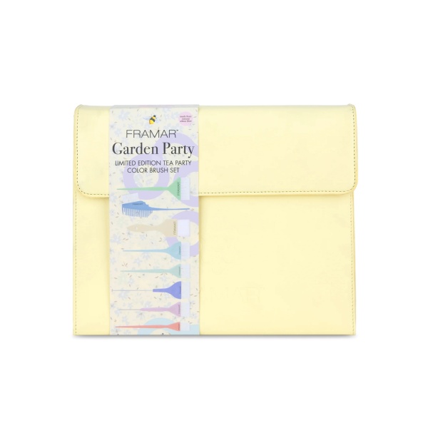 Framar Набор кистей в несессере Вечеринка в саду Tea Party Colour Brush Set, 8 шт купить - 0