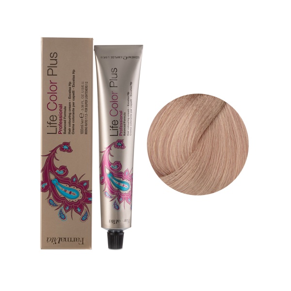 Farmavita Стойкая крем-краска Life Color Plus, 9.5 очень светлый блондин красное дерево, 100 мл купить - 0
