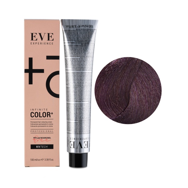 Farmavita Крем-краска для волос Eve Experience Color Cream, 5.20 светлый каштановый ирис, 100 мл купить - 0