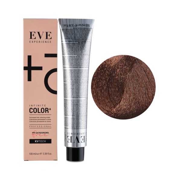 Farmavita Крем-краска для волос Eve Experience Color Cream, 5.4 светло-каштановый медный, 100 мл купить - 0