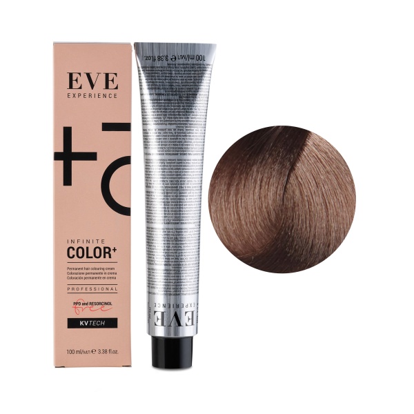 Farmavita Крем-краска для волос Eve Experience Color Cream, 7.1 блондин пепельный, 100 мл купить - 0