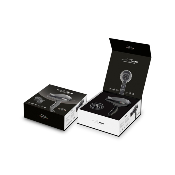 Gamma Piu Фен для волос E-T.C. Mini, 1200 Вт, черный купить - 0