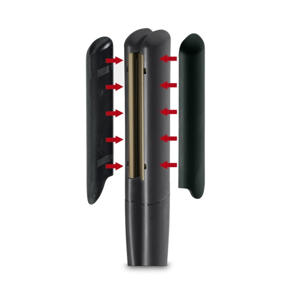 Gamma Piu Щипцы-выпрямители Keratin, черные купить - 0