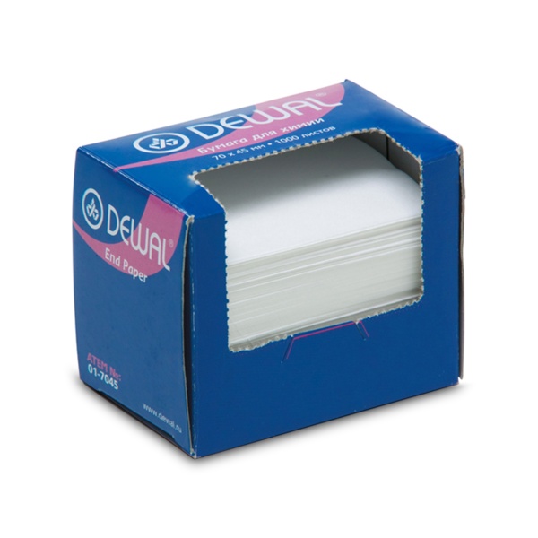 Dewal Pro Бумага для химии, 70 х 45 мм, 1000 шт купить - 0