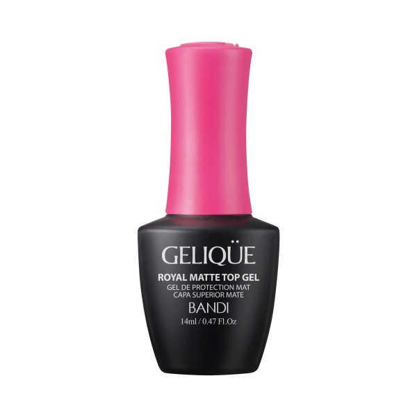 Bandi Верхнее покрытие-гель для создания матового эффекта Gelique Royal Matte Top Gel, 14 мл купить - 0