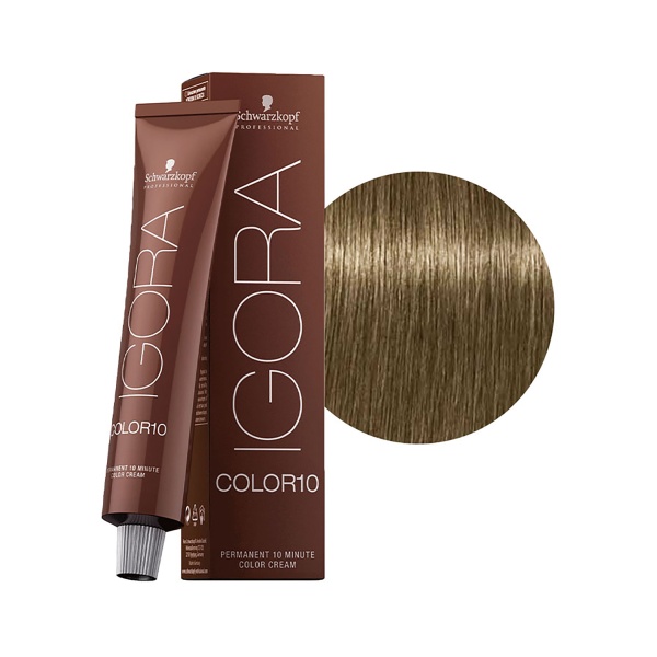 Schwarzkopf Professional Краска для седых волос Igora Color10, 7-5 Средний русый золотистый, 60 мл купить - 0