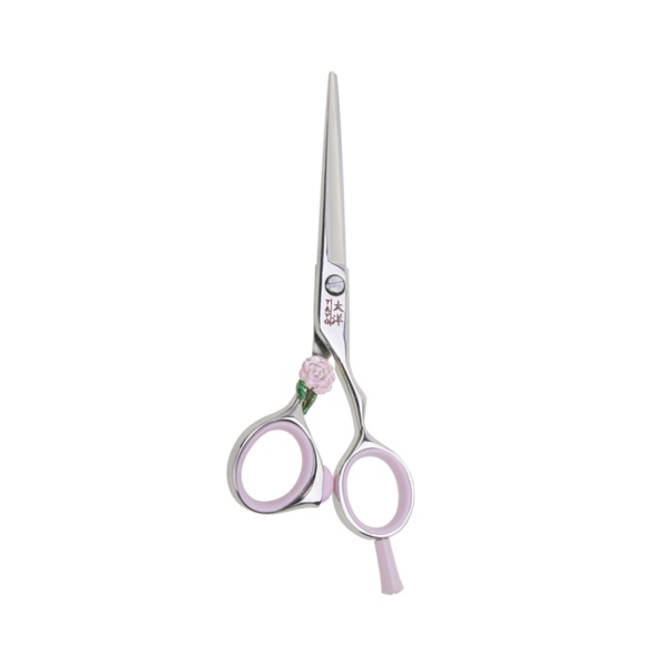 Tayo Парикмахерские ножницы филировочные Duet, 5.5" 40 зубцов, с розой купить - 0