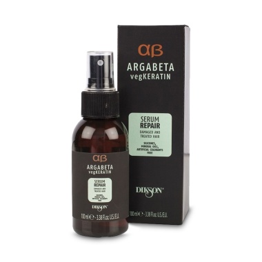 Dikson Сыворотка для ослабленных и химически обработанных волос Argabeta VegKeratin Serubm, 100 мл купить