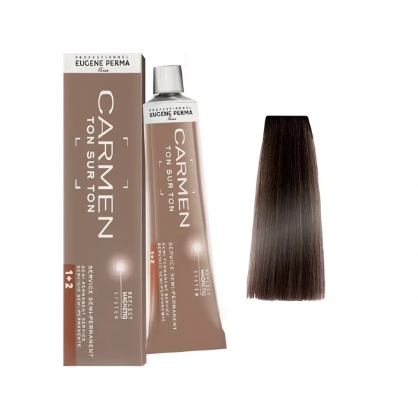 Eugene Perma Полуперманентная краска для волос Carmen Ton sur Ton, 5, 60 мл купить - 0