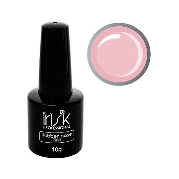 Irisk Professional База каучуковая камуфлирующая Rubber Base, Pink, 10 мл купить - 0