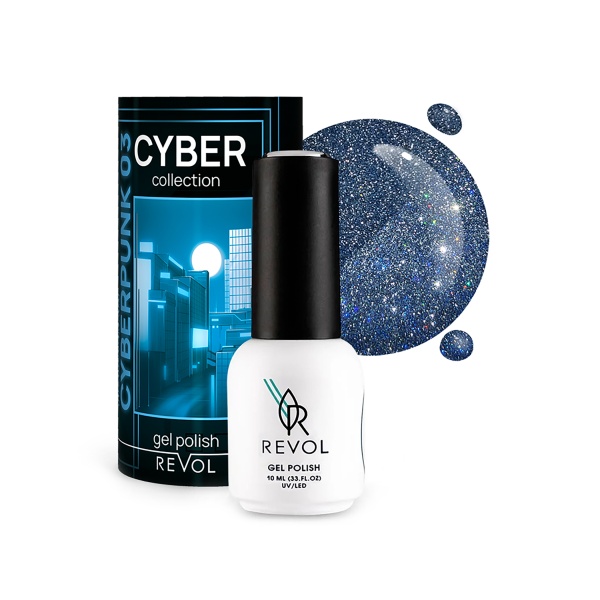 Revol Гель-лак для ногтей Cyber, №3 Cyber, Punk, 10 мл купить - 0