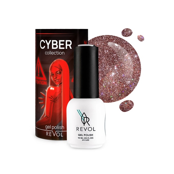 Revol Гель-лак для ногтей Cyber, №6 Attention, 10 мл купить - 0