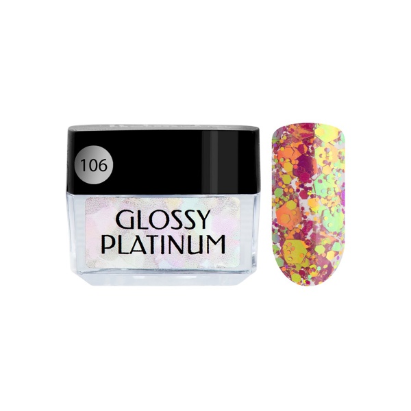 Irisk Professional Гель-лак Glossy Platinum Duochrome, №106, 5 гр купить - 0