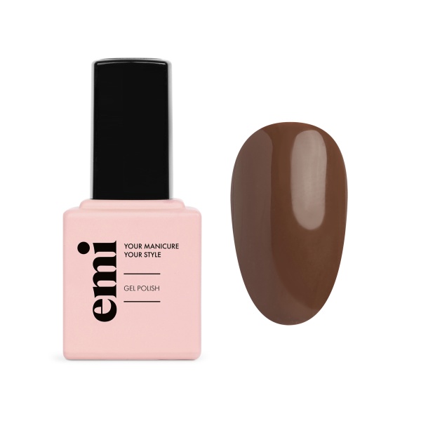 E.Mi Гель лак, №015 Шоколадный мокко, 9 мл купить - 0