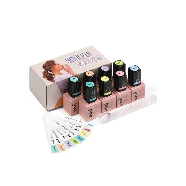 E.Mi Набор гель-лаков Soulful Morning, 9 мл купить - 0