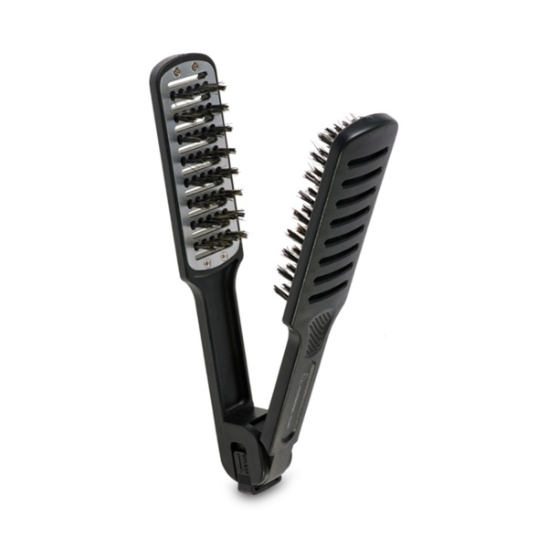 Eurostil Щетка-выпрямитель для волос, черная с серым купить - 0