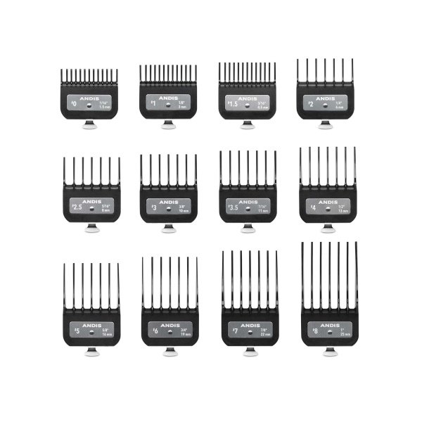 Andis Машинка для стрижки волос с ножом для тейпера MTC ReVite, 0.5-2.4 мм, 12 насадок купить - 0