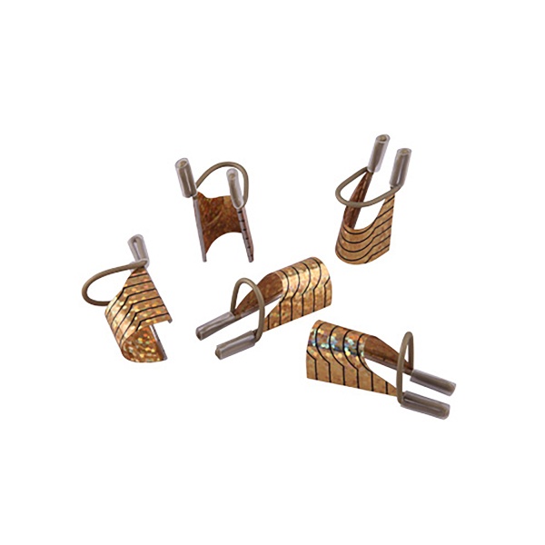 Irisk Professional Формы для наращивания многоразовые, 01 Золотые, 5 шт купить - 0