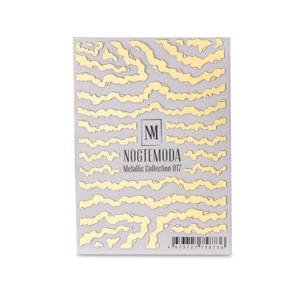 NogteModa Наклейки Metallic Collection, №017 купить - 0