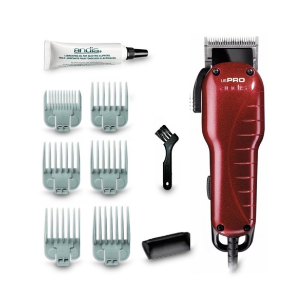 Andis Вибрационная машинка для стрижки волос US-1 Pro Adjustable Blade Clipper, красная купить - 0