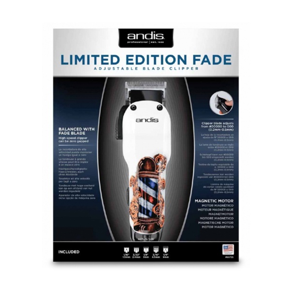 Andis Машинка для стрижки US-1 Fade in Barber Pole Design купить - 0