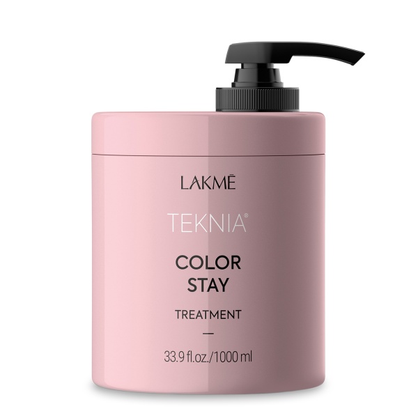 Lakme Маска для защиты цвета окрашенных волос Teknia Color Stay Treatment, 1000 мл купить - 0