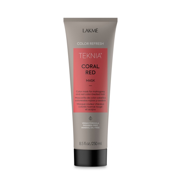 Lakme Маска для обновления цвета красных и махагоновых оттенков волос Teknia Refresh Coral Red, 250 мл купить - 0
