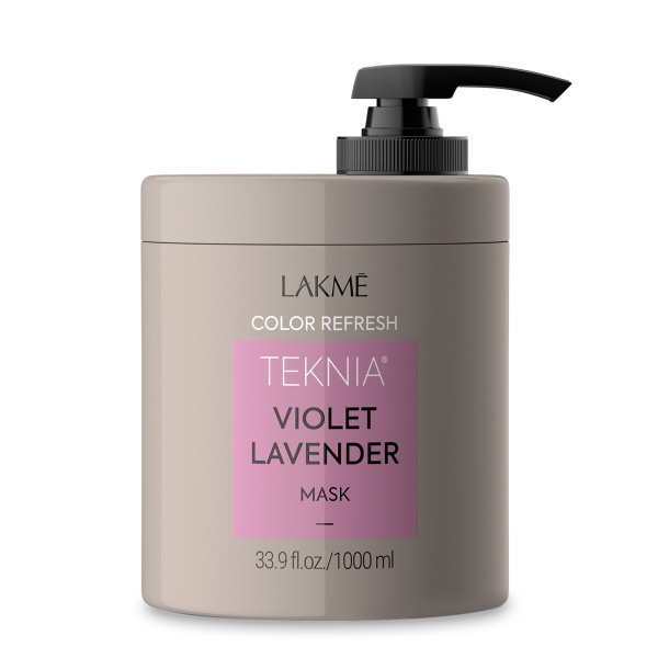 Lakme Маска для обновления цвета фиолетовых оттенков волос Teknia Refresh Violet Lavender, 1000 мл купить - 0
