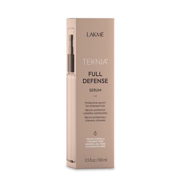 Lakme Сыворотка защитная для поврежденных волос Teknia Full Defense Serum, 100 мл купить - 0