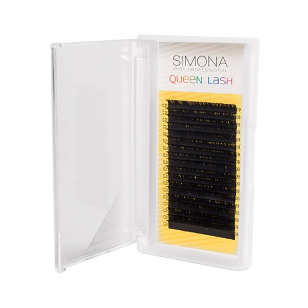 Irisk Professional Ресницы Simona Queen Lash, 18 линий, диаметр 0.20, С-изгиб, 7 мм купить - 0