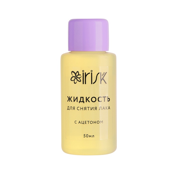Irisk Professional Жидкость для снятия лака с ацетоном Миндаль, 50 мл купить - 0