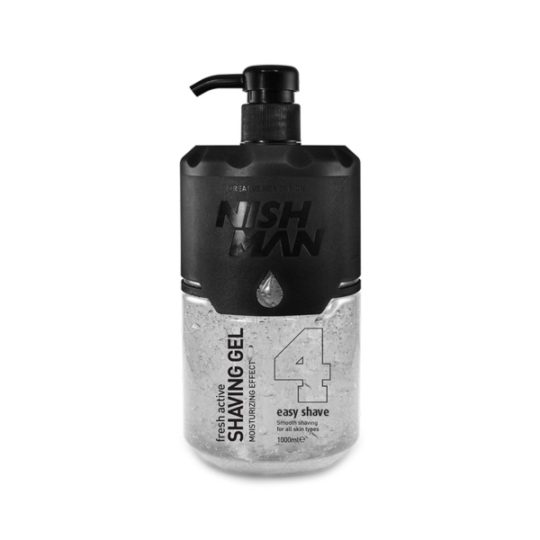 Nishman Гель для бритья с охлаждающим эффектом Shaving Gel, №4 Easy Shave, 1000 мл купить - 0