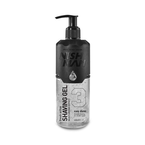 Nishman Гель для бритья с охлаждающим эффектом Shaving Gel, №3 Easy Shave, 400 мл купить - 0