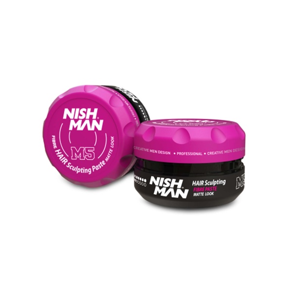 Nishman Скульптурный матовый воск для волос Fibre Hair Sculpting Matte Look Wax M5, 100 мл купить - 0