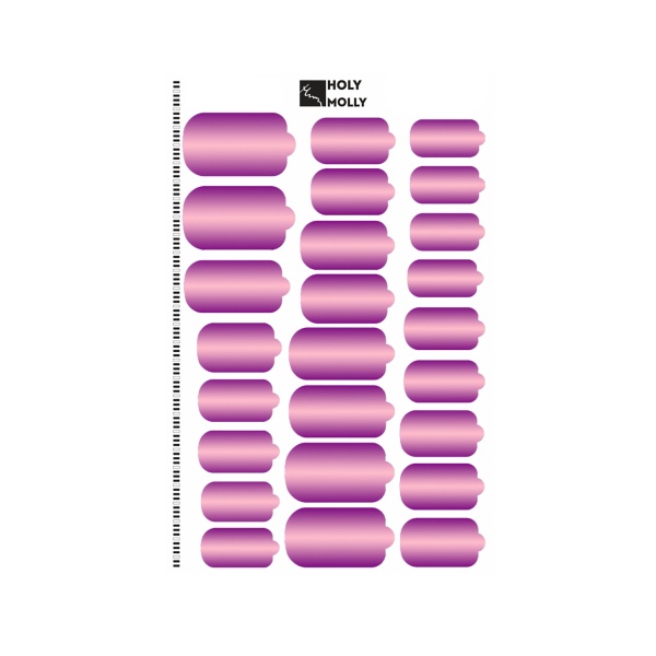 Holy Molly Пленки для дизайна ногтей Mirror, №02 купить - 0