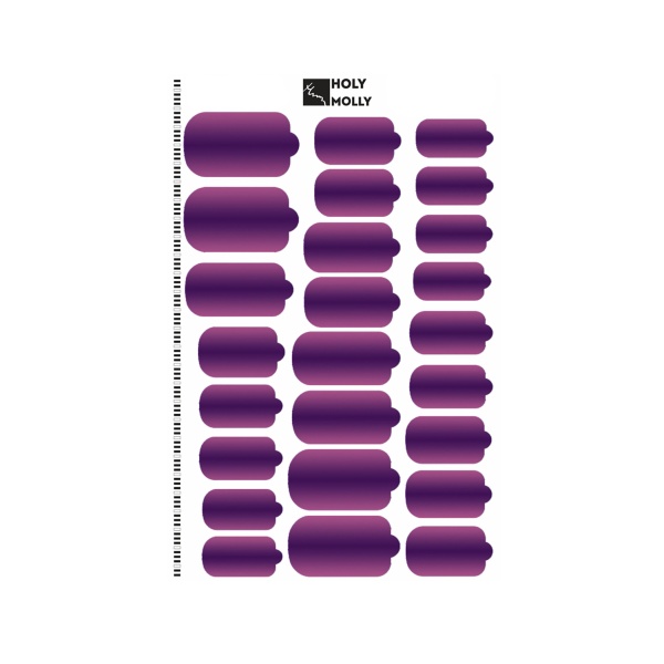 Holy Molly Пленки для дизайна ногтей Mirror, №03 купить - 0