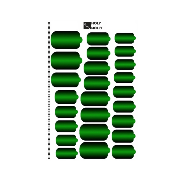 Holy Molly Пленки для дизайна ногтей Mirror, №06 купить - 0