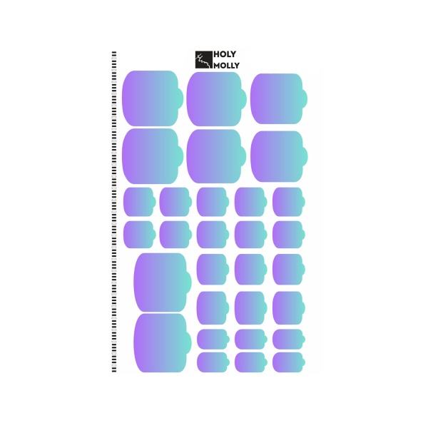 Holy Molly Пленки для педикюра Gradient Line, №11 купить - 0