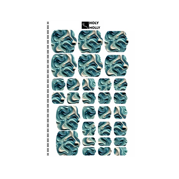 Holy Molly Пленки для педикюра Illussion, №02 купить - 0